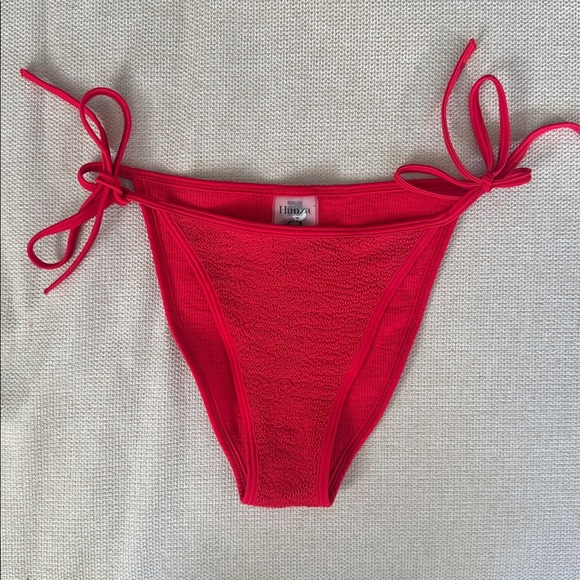 Hunza G Gina Red String Bikini Bottoms One Size - Picture 3 of 5